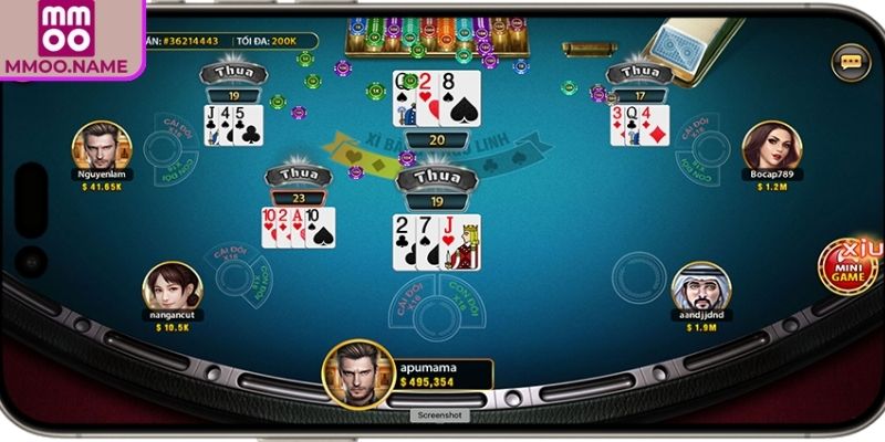 Luật chơi xì dách MMOO